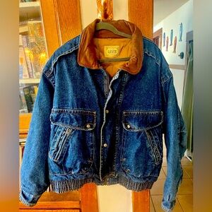 Vintage Levi’s Authentic Westernwear Denim Jacket XL Quilted Lining